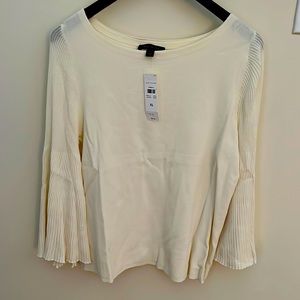 XL Ann Taylor sweater with statement sleeve. Never worn with tags